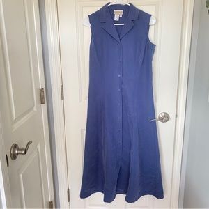 Coldwater Creek full length sleeveless dress, Petite 6